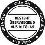 URSA GEO - Besteht überwiegend aus Altglas